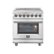 Front. Forno Appliances - Massimo 4.32 Cu. Ft. Freestanding Electric Range with Steam Cleaning.