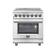 Front. Forno Appliances - Massimo 4.32 Cu. Ft. Freestanding Electric Range with Steam Cleaning.