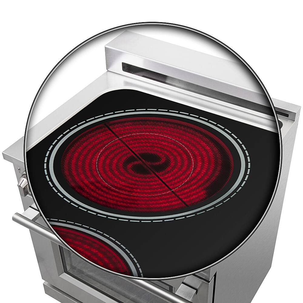 Alt View 13. Forno Appliances - Massimo 4.32 Cu. Ft. Freestanding Electric Range with Steam Cleaning.