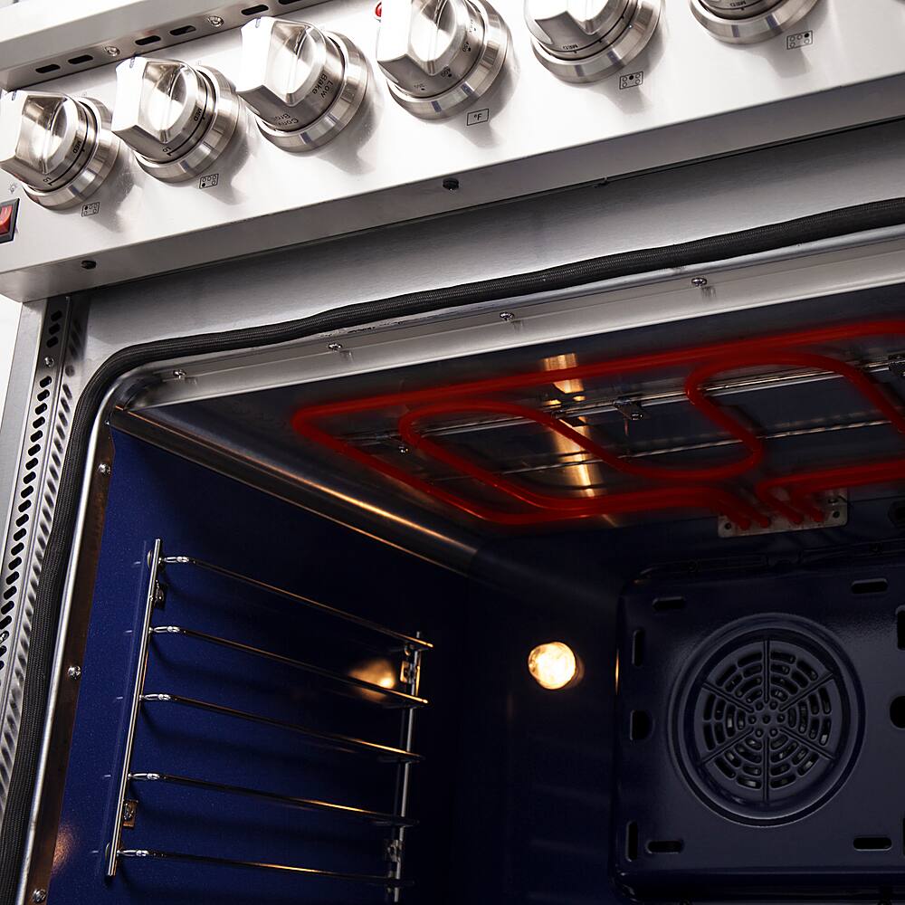 Alt View 17. Forno Appliances - Massimo 4.32 Cu. Ft. Freestanding Electric Range with Steam Cleaning.