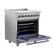 Alt View 1. Forno Appliances - Massimo 4.32 Cu. Ft. Freestanding Electric Range with Steam Cleaning.