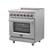 Left. Forno Appliances - Massimo 4.32 Cu. Ft. Freestanding Electric Range with Steam Cleaning.