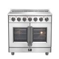 Forno Appliances - Massimo 5.36 Cu. Ft. Freestanding Electric Range with French Doors