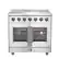 Front. Forno Appliances - Massimo 5.36 Cu. Ft. Freestanding Electric Range with French Doors.