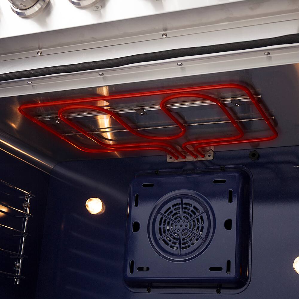 Alt View 16. Forno Appliances - Massimo 5.36 Cu. Ft. Freestanding Electric Range with French Doors.