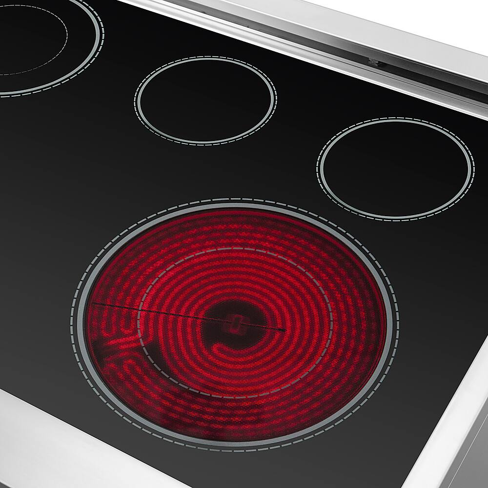 Alt View 17. Forno Appliances - Massimo 5.36 Cu. Ft. Freestanding Electric Range with French Doors.