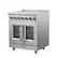Angle. Forno Appliances - Massimo 4.32 Cu. Ft. Freestanding Electric Range with French Doors - Stainless steel.
