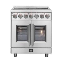 Forno Appliances - Massimo 4.32 Cu. Ft. Freestanding Electric Range with French Doors - Front_Zoom
