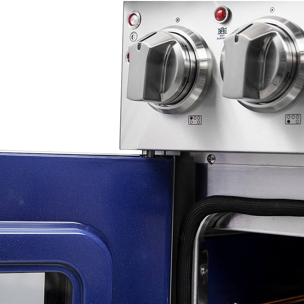 Alt View 14. Forno Appliances - Massimo 4.32 Cu. Ft. Freestanding Electric Range with French Doors.