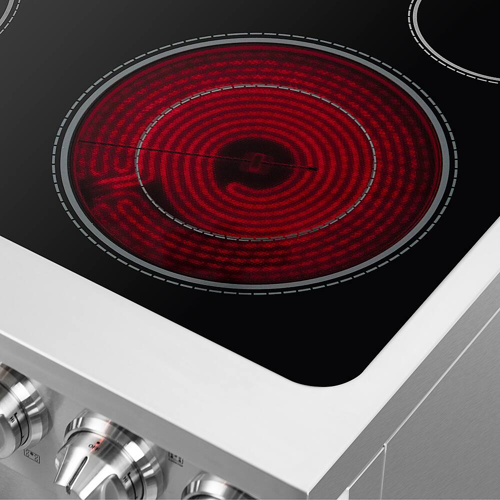 Alt View 16. Forno Appliances - Massimo 4.32 Cu. Ft. Freestanding Electric Range with French Doors.