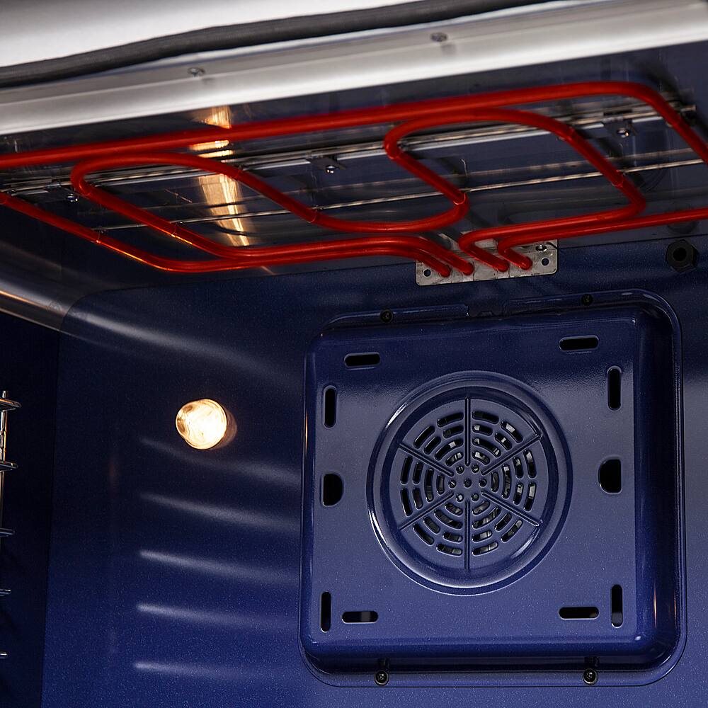 Alt View 19. Forno Appliances - Massimo 5.36 Cu. Ft. Freestanding Electric Range with Steam Cleaning and Chef Door.