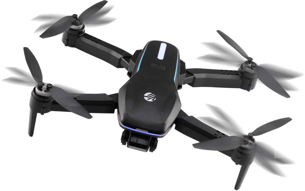 Vivitar - Sky Flow 4K Image Stabilization Aerial Camera Drone - Black - Front_Zoom