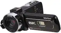 Vivitar - 8K Digital Camcorder - Black - Angle_Zoom