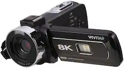 Vivitar - 8K Digital Camcorder - Black - Angle_Zoom