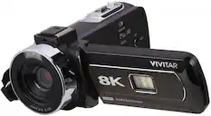 Angle. Vivitar - Vivitar 8K Digital Camcorder - Black.
