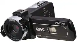 Vivitar - 8K Digital Camcorder - Black
