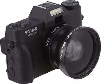Vivitar Refurbished Excellent VECXX101 4K Digital Camera Black