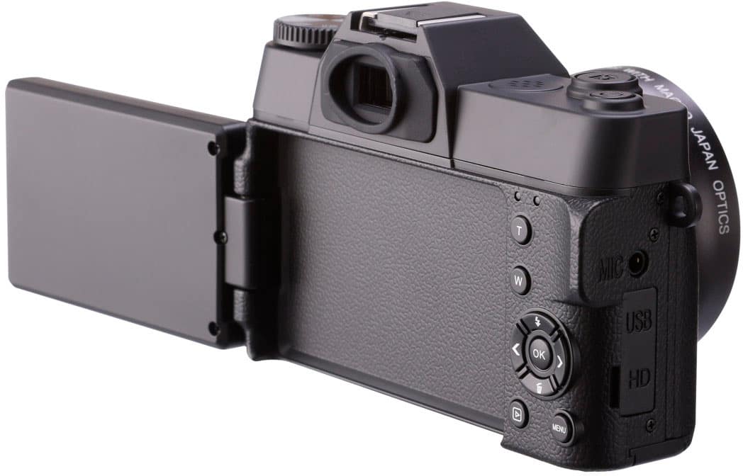 Alt View 1. Vivitar - VECXX101 4K Digital Camera - Black.