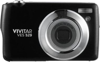 Vivitar - VES529 16mp Digital Camera - Black - Front_Zoom