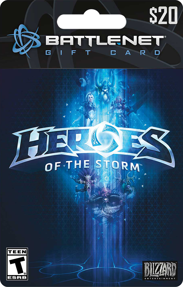 Best Buy: Blizzard Entertainment $20 Heroes of the Storm Battle.net Gift  Card BLIZZARD HEROES OF THE STORM$2