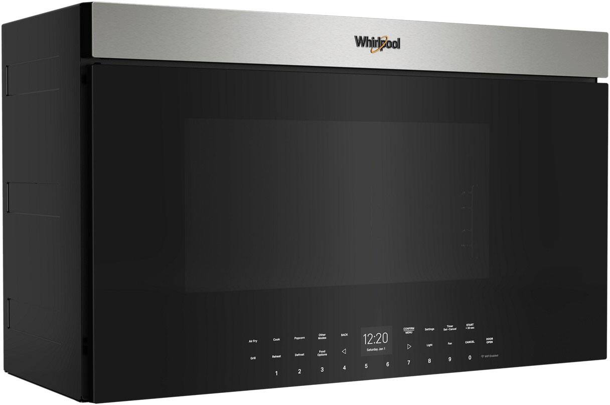 Alt View 11. Whirlpool - 1.1 Cu. Ft. Over the Range Microwave with Flush Built-In Design - Stainless steel.