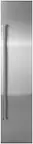 Front. Viking - 7-Series Built-in Referigerator Reversible Door Panel Kit-Includes Professional handle - Stainless Steel.