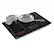 Alt View 13. LG - 30" Built-In Electric Induction Cooktop with 4 Elements and UltraHeat 5.0kW Element - Black Ceramic.