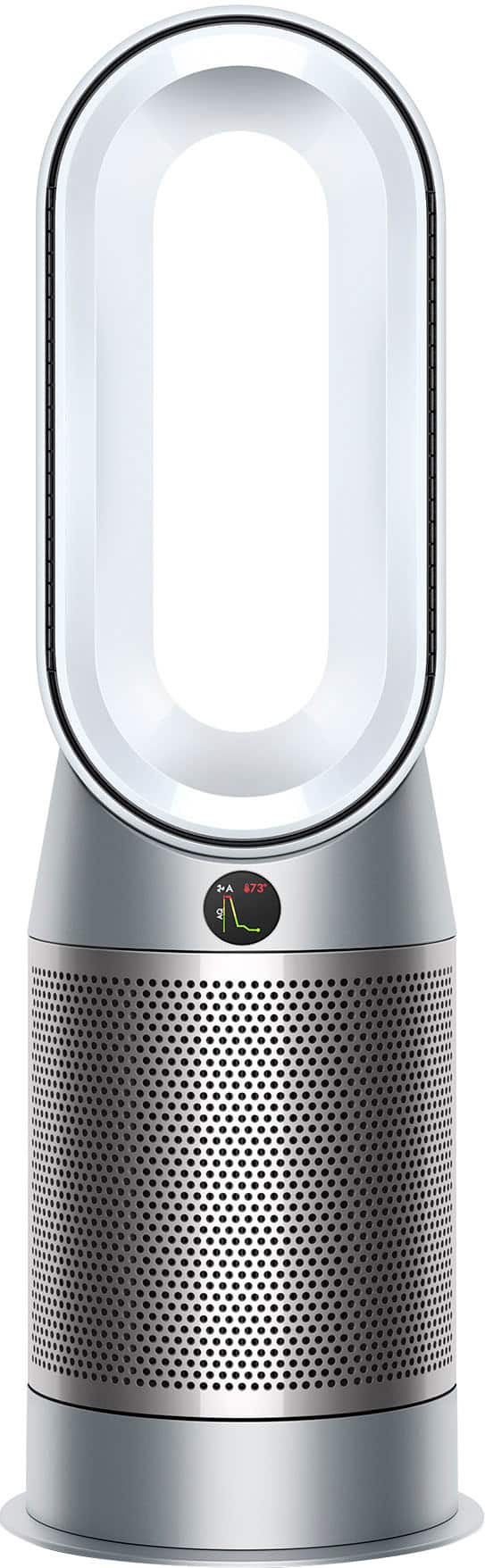 Dyson - Hot+Cool Autoreact HP7A Air Purifier - White/Nickel - Front_Zoom