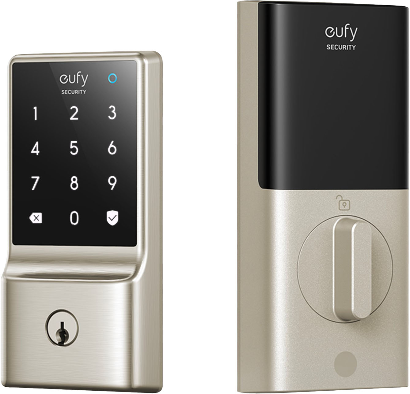 eufy Security - Smart Lock C210 WiFi Replacement Deadbolt with eufy App|Keypad|Biometric Access - White