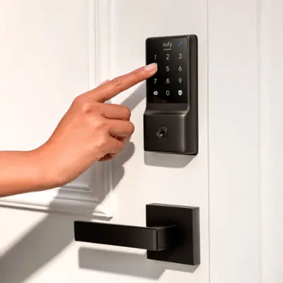 eufy Security - Smart Lock C210 WiFi Replacement Deadbolt with eufy App|Keypad|Biometric Access - White