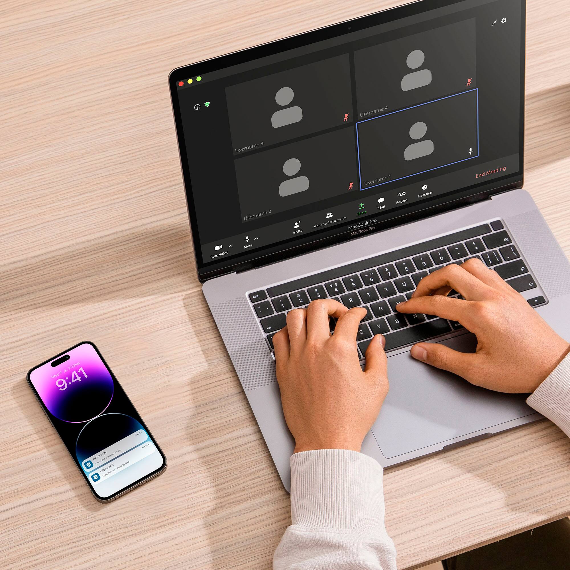 Alt View 16. eufy Security - Smart Lock C210 WiFi Replacement Deadbolt with eufy App|Keypad|Biometric Access - White.