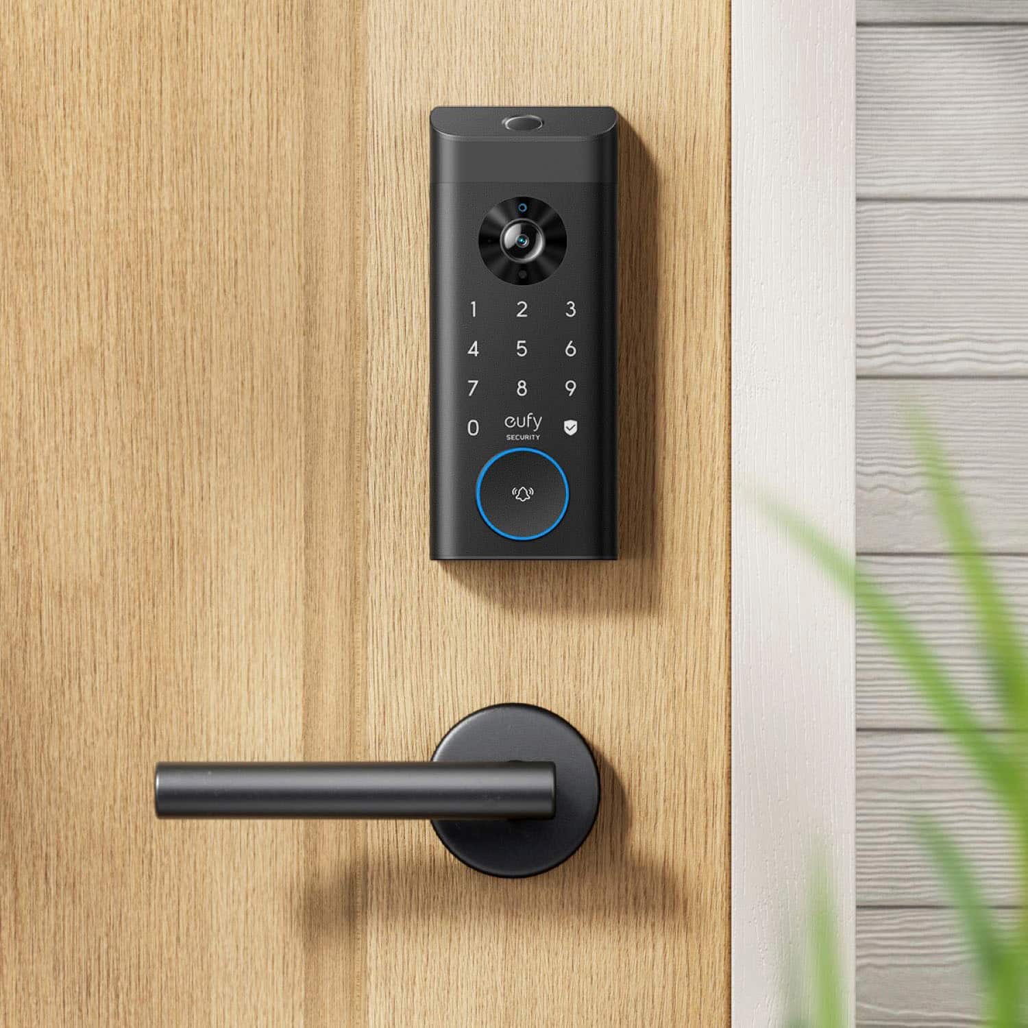 Alt View 11. eufy Security - Smart Lock E330 with Chime WiFi Replacement Deadbolt with eufy App|Keypad|Biometric Access - Light Gray.