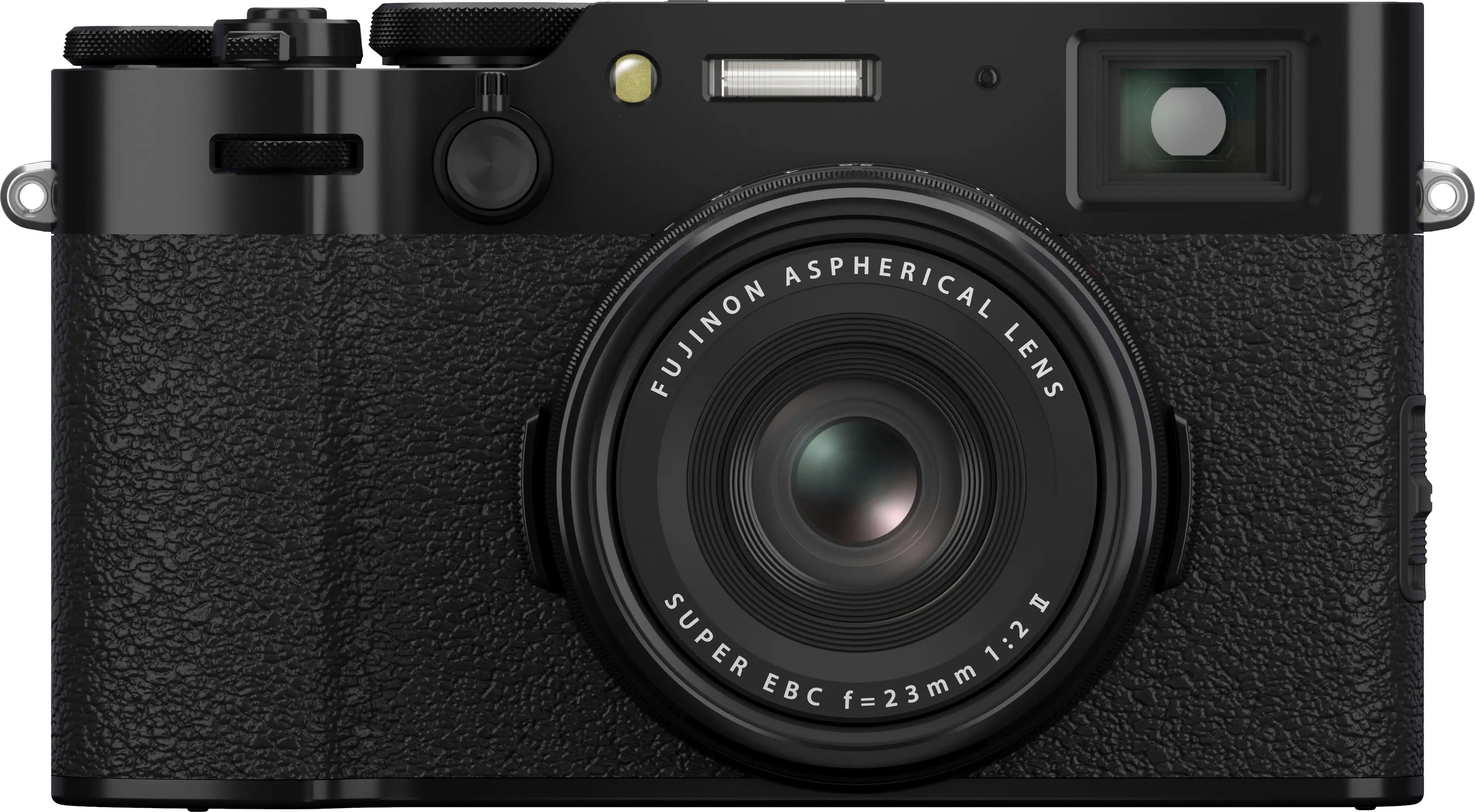 Front. Fujifilm - X-Series X100VI 40.2MP Digital Camera - Black.