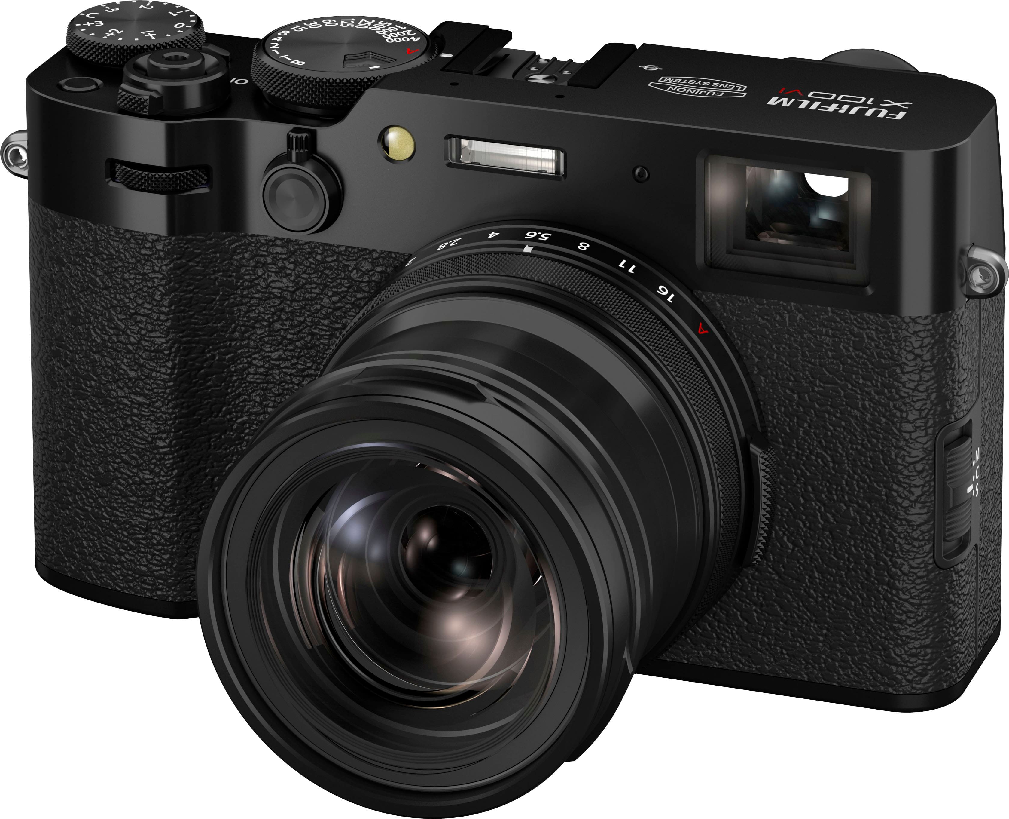 Fujifilm X-Series X100VI 40.2MP Digital Camera Black 16821913 - Best Buy