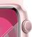 Alt View 1. Apple - Apple Geek Squad Certified Refurbished Watch Series 9 GPS 45mm Aluminum Case with Light Pink Sport Band (Small/Medium) - Pink.