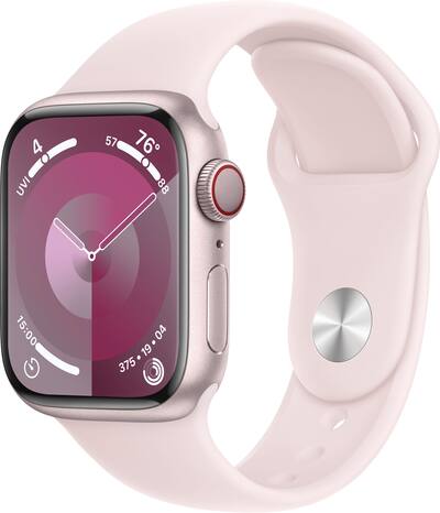 Apple Watch Series 9 GPS + Cellular 41mm Aluminum Case with Light Apple Watch Series 9 GPS + Cellular 41mm Aluminum Case with Light