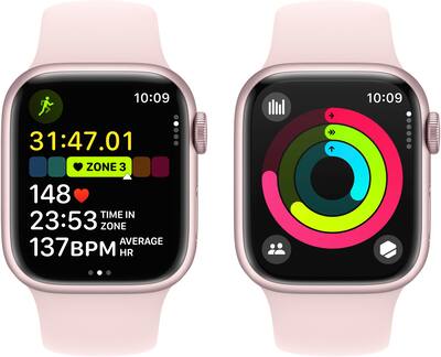 Apple Watch Series 9 GPS + Cellular 41mm Aluminum Case with Light Apple Watch Series 9 GPS + Cellular 41mm Aluminum Case with Light