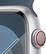 Alt View 1. Apple - Refurbished Apple Watch Series 9 GPS + Cellular 45mm Aluminum Case with Storm Blue Sport Band (Small/Medium) - Silver.