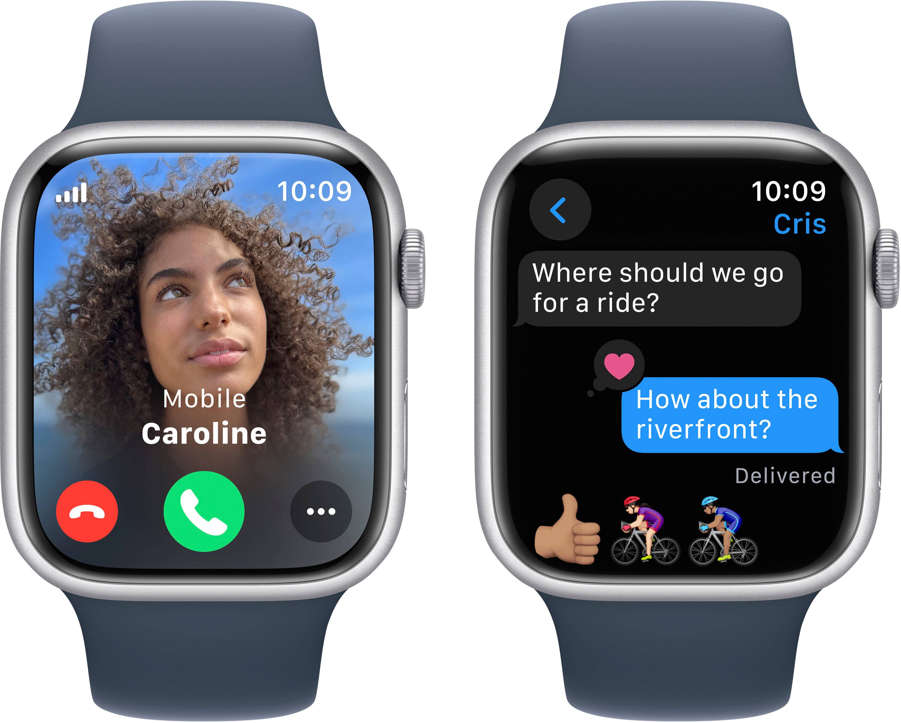 Cris: Where should we go for a ride?
Caroline: How about the riverfront?