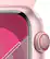 Alt View 1. Apple - Apple Watch Series 9 GPS + Cellular 45mm Aluminum Case with Light Pink Sport Loop - Pink.