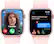 Alt View 4. Apple - Apple Watch Series 9 GPS + Cellular 45mm Aluminum Case with Light Pink Sport Loop - Pink.