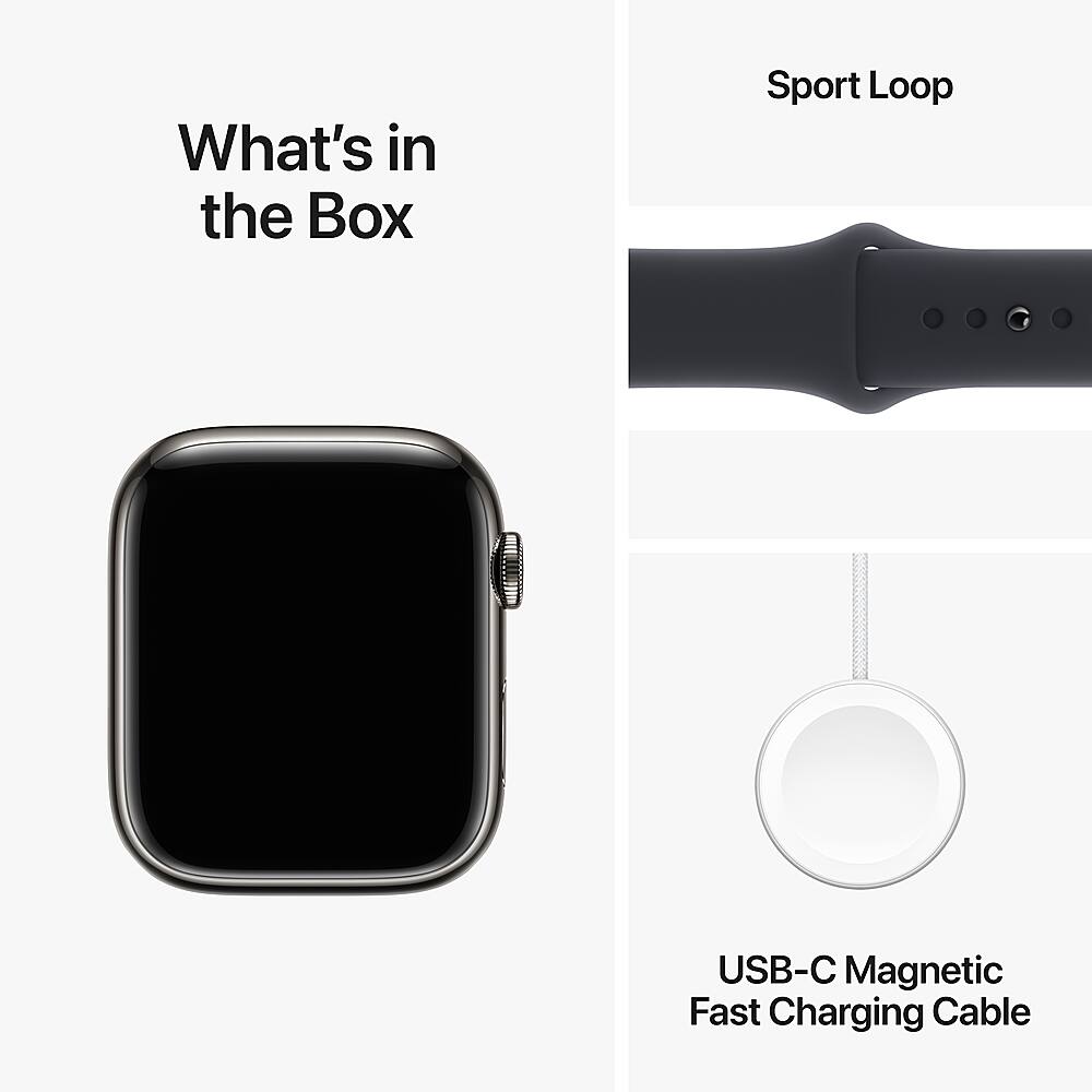 What's in the Box: Sport Loop, USB-C Magnetic Fast Charging Cable