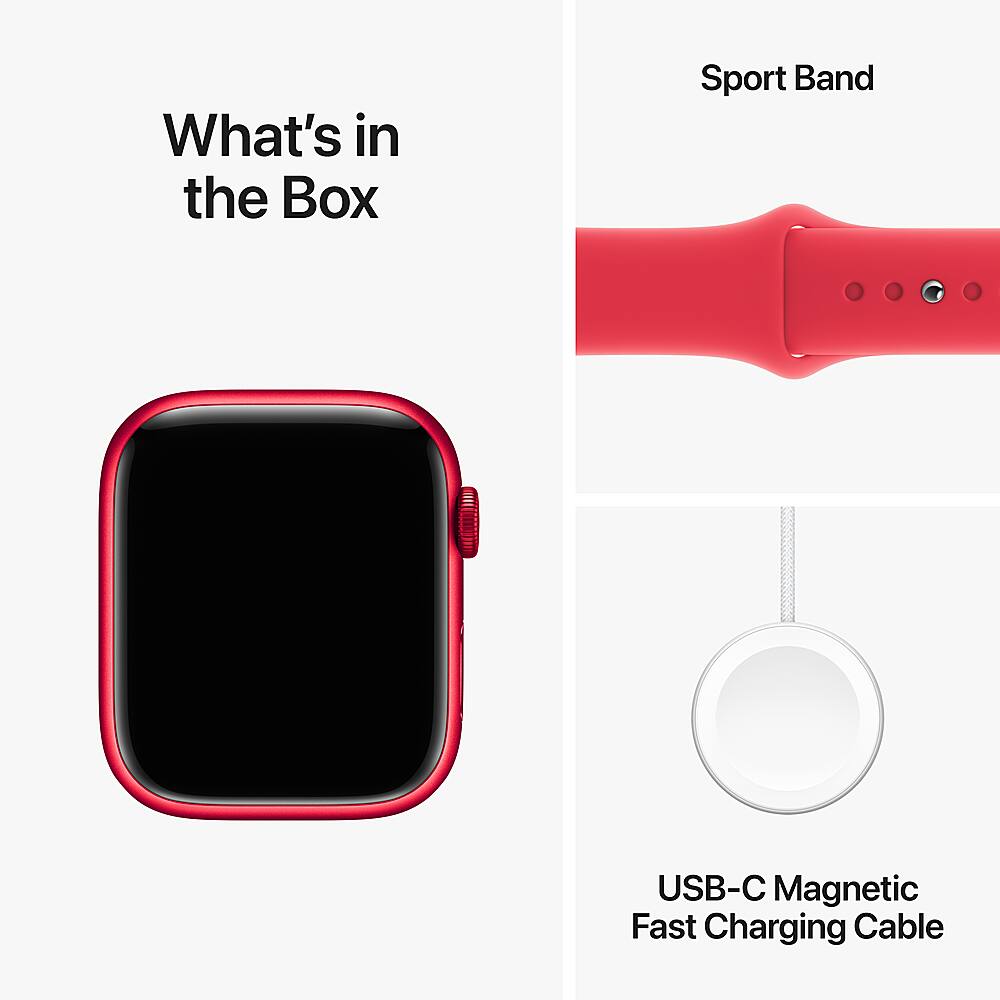 What's in the Box: Sport Band, USB-C Magnetic Fast Charging Cable