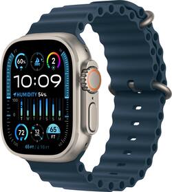 Apple Watch Ultra 2 GPS + Cellular 49mm Titanium Case with Blue Apple Watch Ultra 2 GPS + Cellular 49mm Titanium Case with Blue