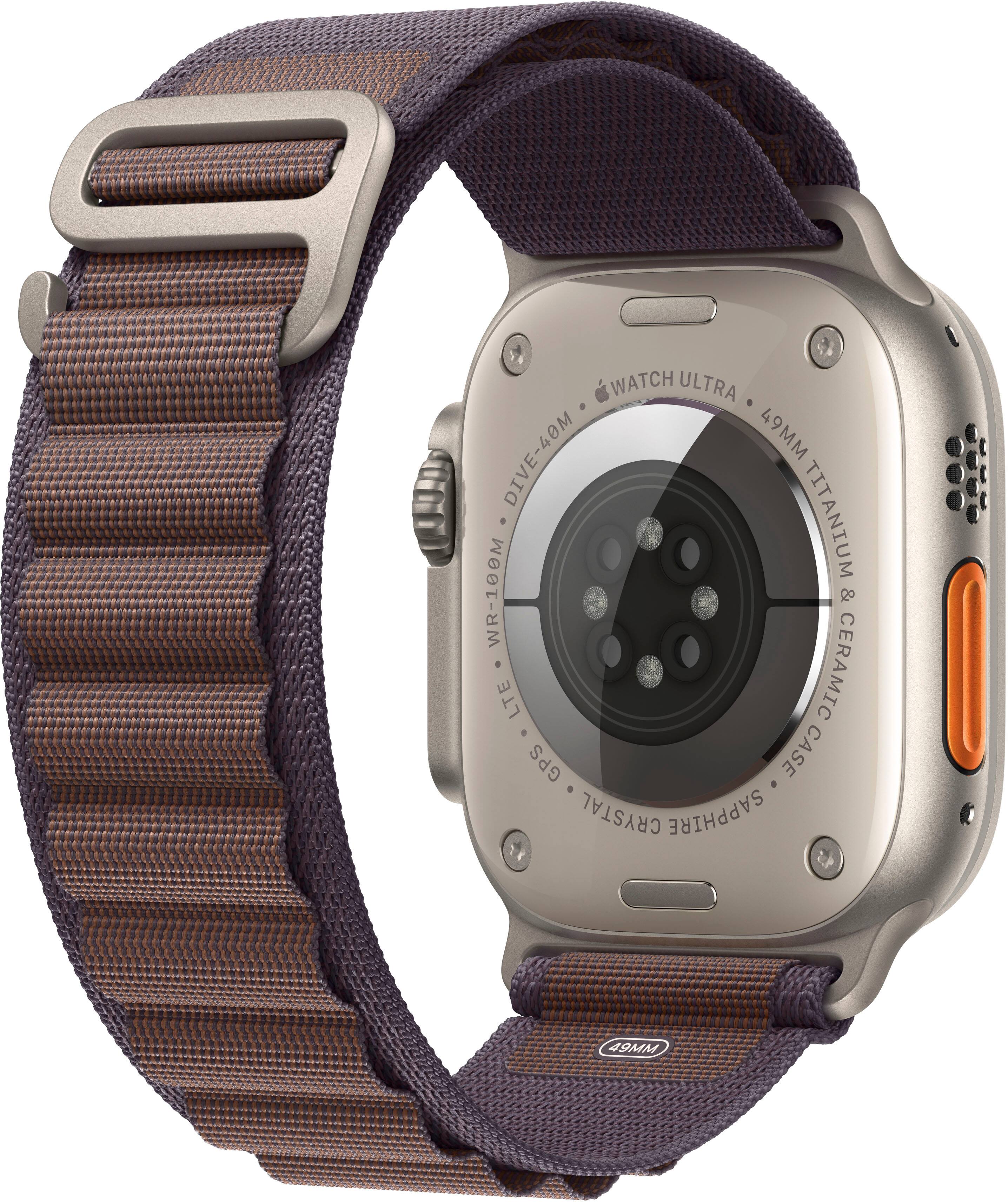 The text on the image reads "Watch Ultra Dive-40m 49mm Titanium OET-M & LTE Ceramic GPS Case Crystal Sapphire 49mm." This text is grouped and corrected as follows:

"Watch Ultra Dive-40m 49mm Titanium OET-M & LTE Ceramic GPS Case Crystal Sapphire 49mm"
