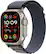Front. Apple - Apple Watch Ultra 2 GPS + Cellular 49mm Titanium Case with Blue Alpine Loop (Medium) - Titanium.