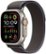 Front Zoom. Apple Watch Ultra 2 GPS + Cellular 49mm Titanium Case with Blue/Black Trail Loop  (Small/Medium) - Titanium (AT&T).