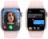 Alt View 4. Apple - Apple Watch Series 9 GPS + Cellular 41mm Aluminum Case with Light Pink Sport Band  (Small/Medium) - Pink.