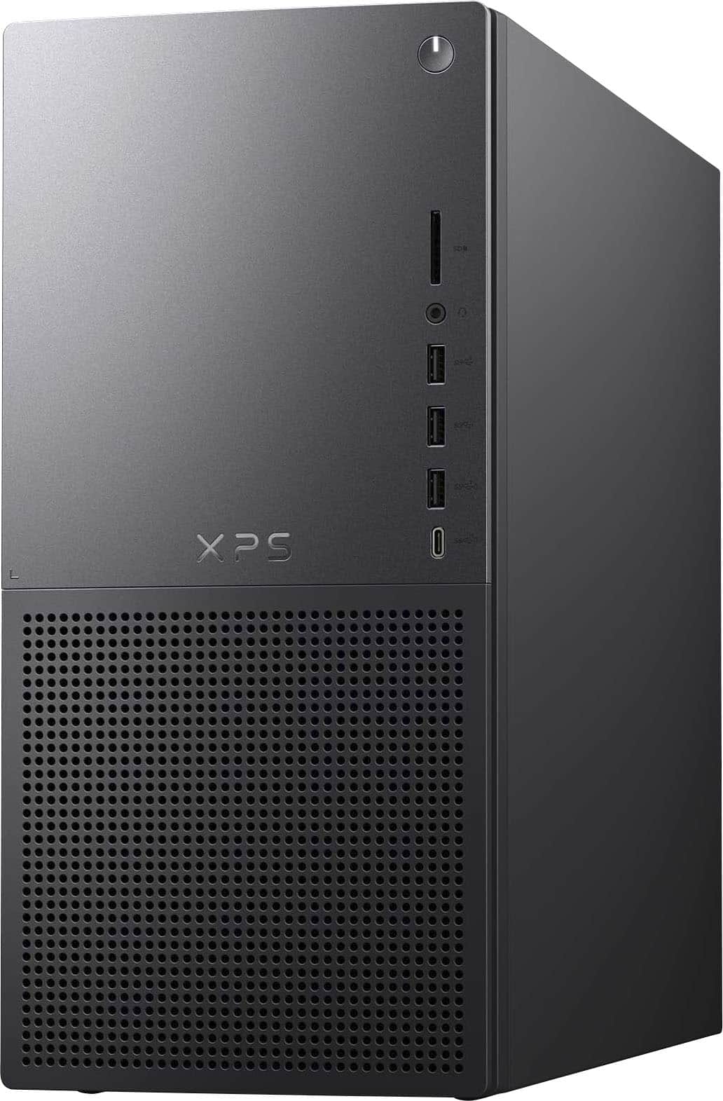 Left. Dell - XPS 8960 Desktop -Intel Core i7 processor (14 gen) - 16GB Memory - NVIDIA GeForce RTX 3050 - 1TB SSD - Black.