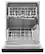 Alt View 1. Amana - OBX 24" Built-In Dishwasher - Black.